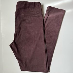 SHINESTAR Faux Suede Leggings
